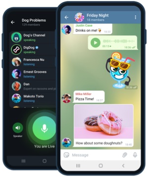 Telegram iOS (iPhone / iPad) ekran görüntüsü